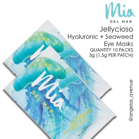 MIA Other - MIA Del Mar Jellycioso Hyaluronic + Seaweed Eye Masks QUANTITY 10 PACKS 3g  EACH
